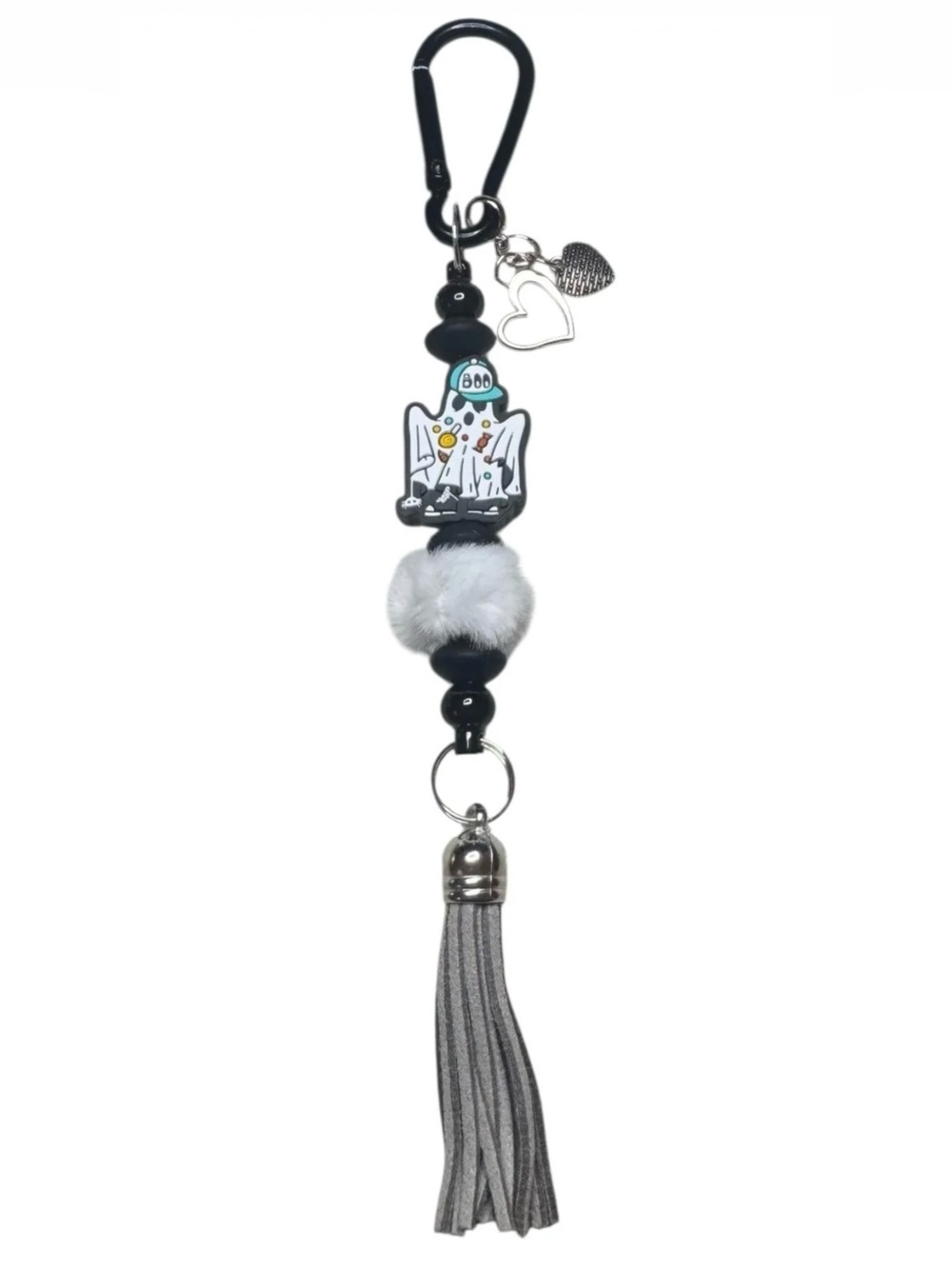 BOO! Cute ghost keychain/bag charm